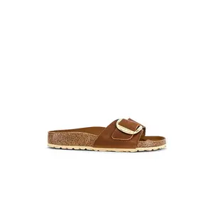 BIRKENSTOCK Madrid Big Buckle Sandal in Cognac