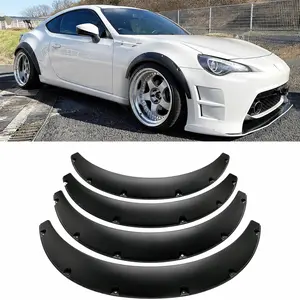 Extended Wheel Arch Trim, Fender Protector, Splash Guard Mud Flap, 4PCS Universal Flexible Fender Flares, Waterproof Exterior Decor, Cool Car Stuff, Auto Gadgets, Fit Most Cars, Trucks & SUVs