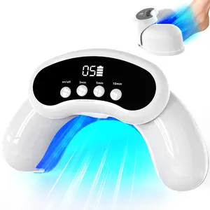 Nail Fungus Light Device LED Laser Treatment for Damaged Thick Discolored Toenails & Fingernails with 3 Min 5 Min 10 Min Timer Options