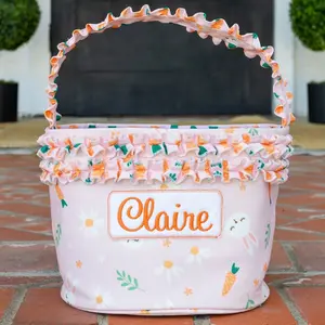 Easter Basket - Pink Carrots