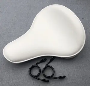Universal Long Nose Seat Harley Yamaha Chopper Bobber Honda Triumph Spring White
