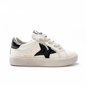 Classic Glitter Sneaker: Black