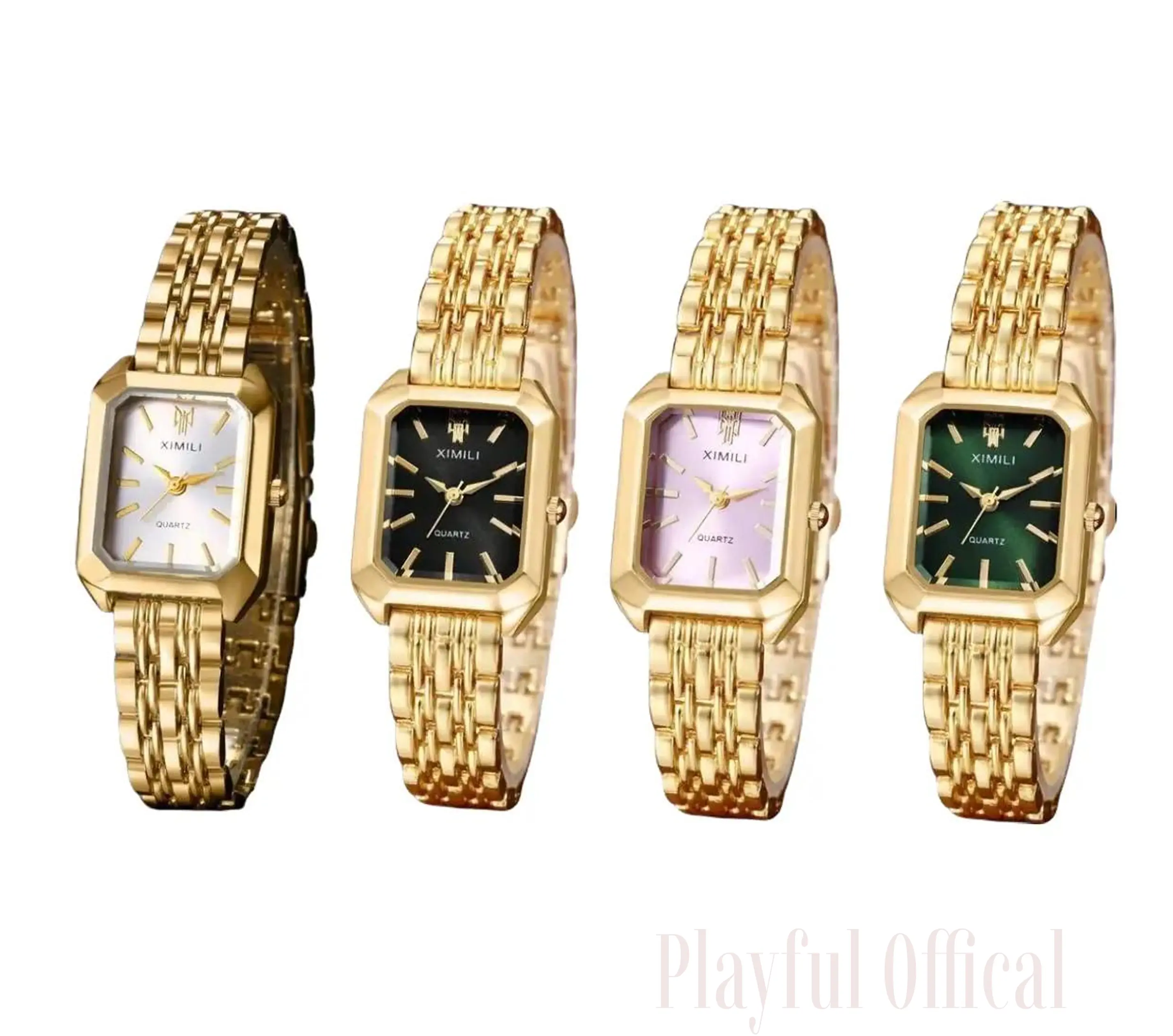 Elegant Women's Watch – Small Luxury Analog Quartz, Removable Alloy Strap, Adjustable Band, Rectangular Square Dial, Perfect For Casual Or Business Wear, A Great Gift Option,Valentine's gift