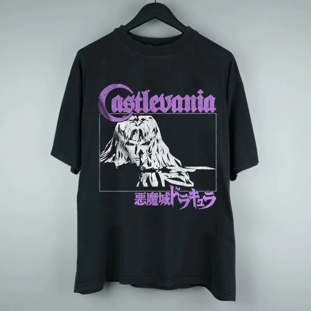 Castlevania Alucard Dracula Gothic Horror Graphic Tee HY6769