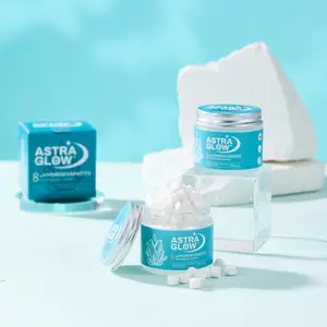 ASTRAGLOW Solid Toothpaste Tablets – Nano Hydroxyapatite, Fluoride-Free & Plastic-Free, Eco-Friendly and Travel-Friendly – Formulated with NHA to Help Remineralize Teeth