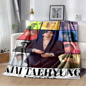 29 Style New Kpop Kim Tae Hyung V Min Yoon Gi,SUGA,Agust D Blanket,Soft Throw Blanket Suitable for beds and sofas can also be given as a gift