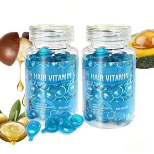 40/80 Capsules Hair Treatment Serum Capsules - Hair Treatment Serum - Vitamins A C E Pro B5 - No Rinse Conditioner for Women & Men