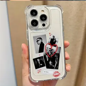 Phone case: Stylish R-Rauws A-Alejandro cool black white style photos Phone Case Suitable for iPhone 17 16e 16 15 14 13 12 11  Pro Max Air X XR XSMAX 8 7 Plus Anti Fall Transparent Soft Back Cover