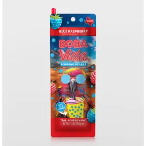 Blue Raspberry Popping Boba (10 pouches) Blue Raspberry Popping Boba (10 pouches)