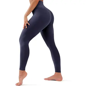Leggings for Women - High Waisted Full Length Buttery Soft Yoga Pants for Workout Athletic Daily