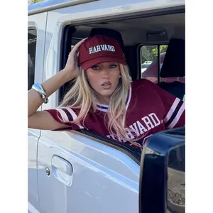 Harvard Dad Cap Red