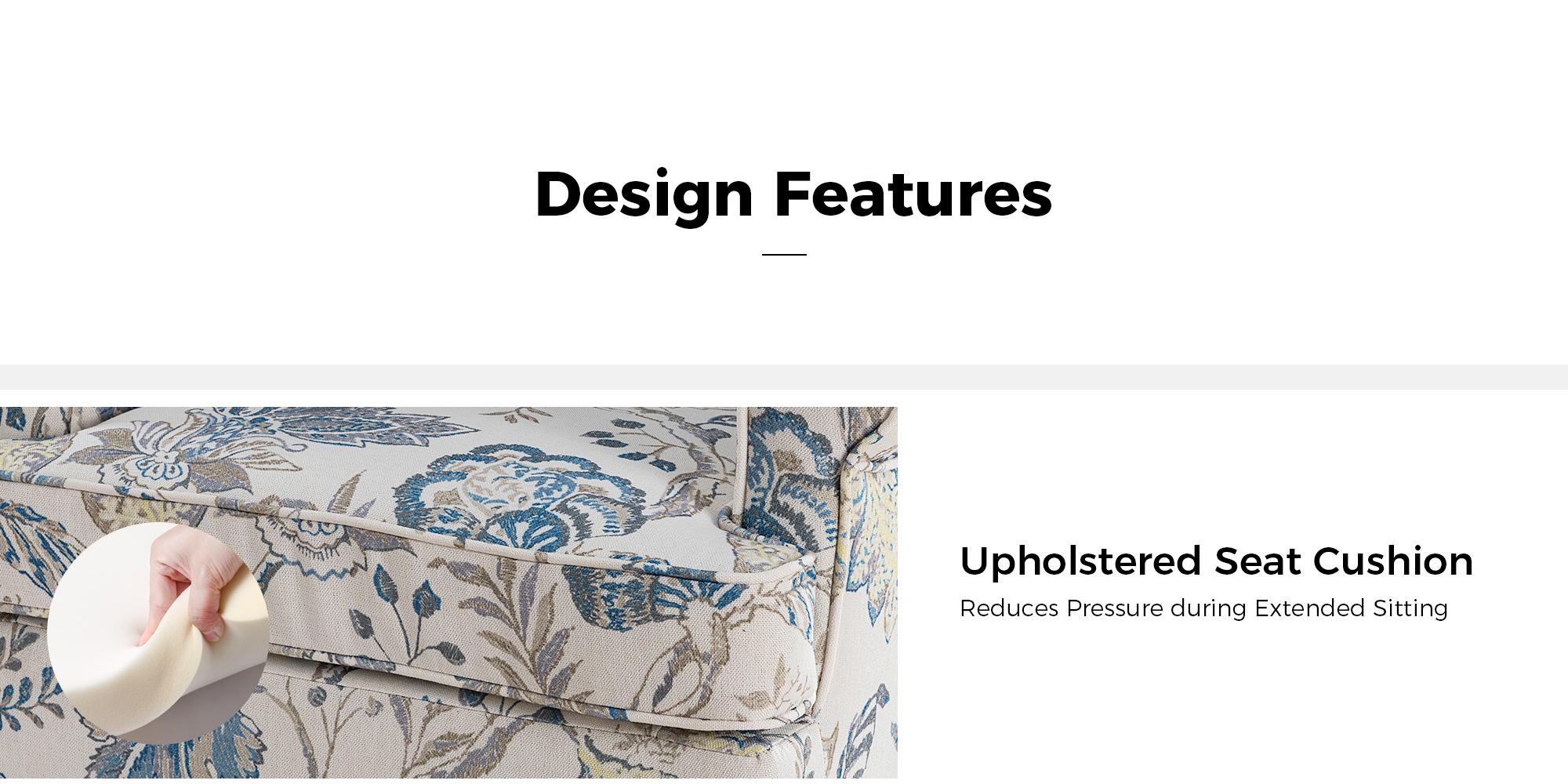 Hulala Centaurs Upholstered Armchair, Traditional Style, Upholstered in cozy fabric, Strong and Durable wooden, Soft outline, Unique pattern