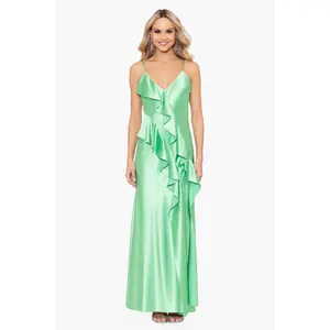 Betsy and Adam Ruffle Maxi Dress A26270