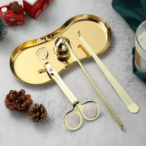 Nordic INS Small Aromatherapy Candle Tool Set Stainless Steel Candle Cutter Wick Hook Candle Extinguishing Tool