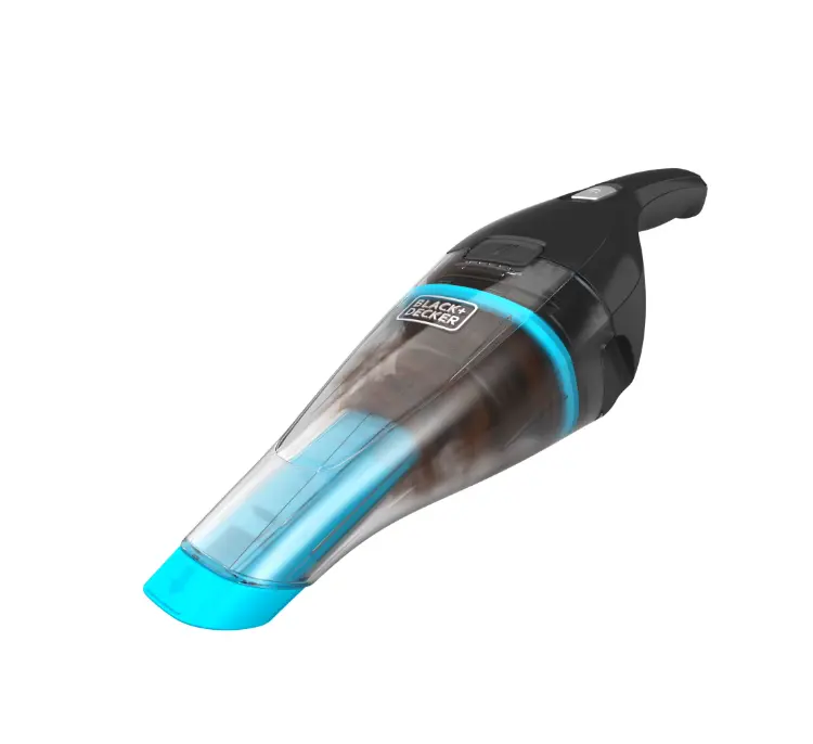BLACK+DECKER Cordless Handheld Vacuum, Classic Dustbuster, for Car & Multi-Surface, Lightweight, Bagless, Edge Cleaning Tools, HNVC220BCZ00W, Blue