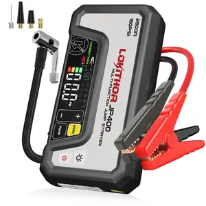 JP400 Jump Starter with Air Compressor, 2500A 12V Portable Car Battery Booster Pack (8.5L Gas/6.5L Diesel) with ConnectMax Tech, 150PSI Tire Inflator, Auto-Shutoff & Dynamic Dwell