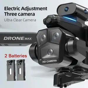 The C10 Quad-axis Folding 360° Obstacle Avoidance Drone Is Equipped With 2 Batteries, Optical Flow Positioning, And Remote Contr