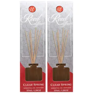 Clear Spring Reed Diffuser - Essential Oil Diffuser, 35ml (1.18oz) (Pack of 2)