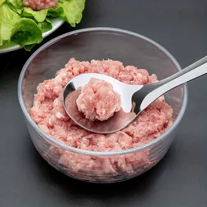 1 Pc Stainless Steel Meatball Maker, Meatball Spoon, Nonstick Meat Ball Maker With Long Handle, Meat Ball Maker Suitable For Family Restaurant, Tableware