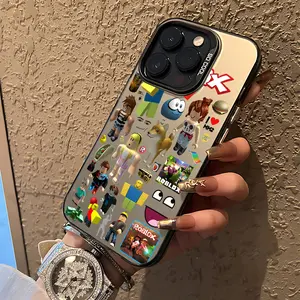 Fun game R-Robloxes Phone Case Suitable for iPhone 17 16e 16 15 14 13 12 11 Mini Pro Max Air X XR XSMAX 8 7 Plus Anti Fall Matte Back Cover