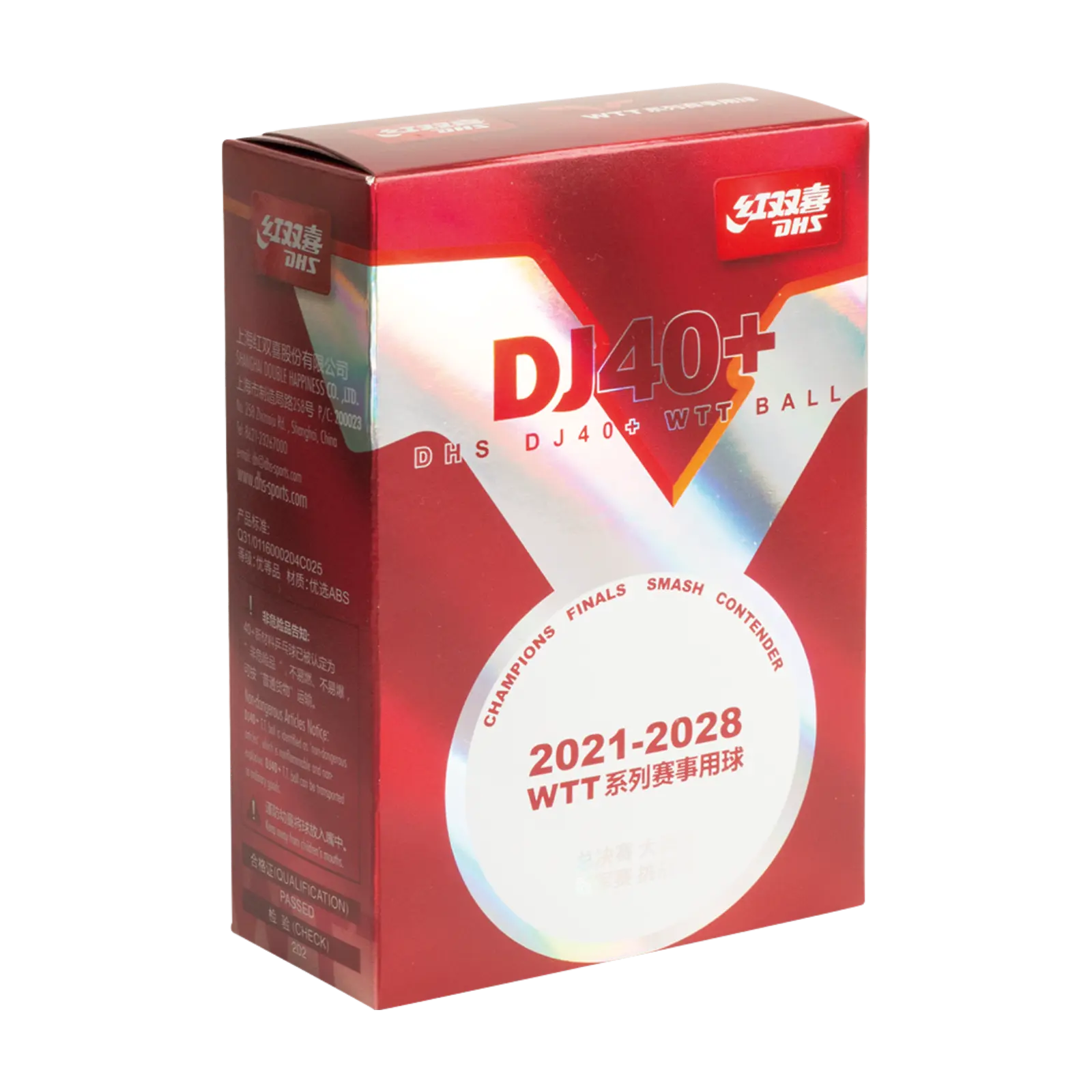 DHS DJ40+ WTT 3-Star Table Tennis Balls