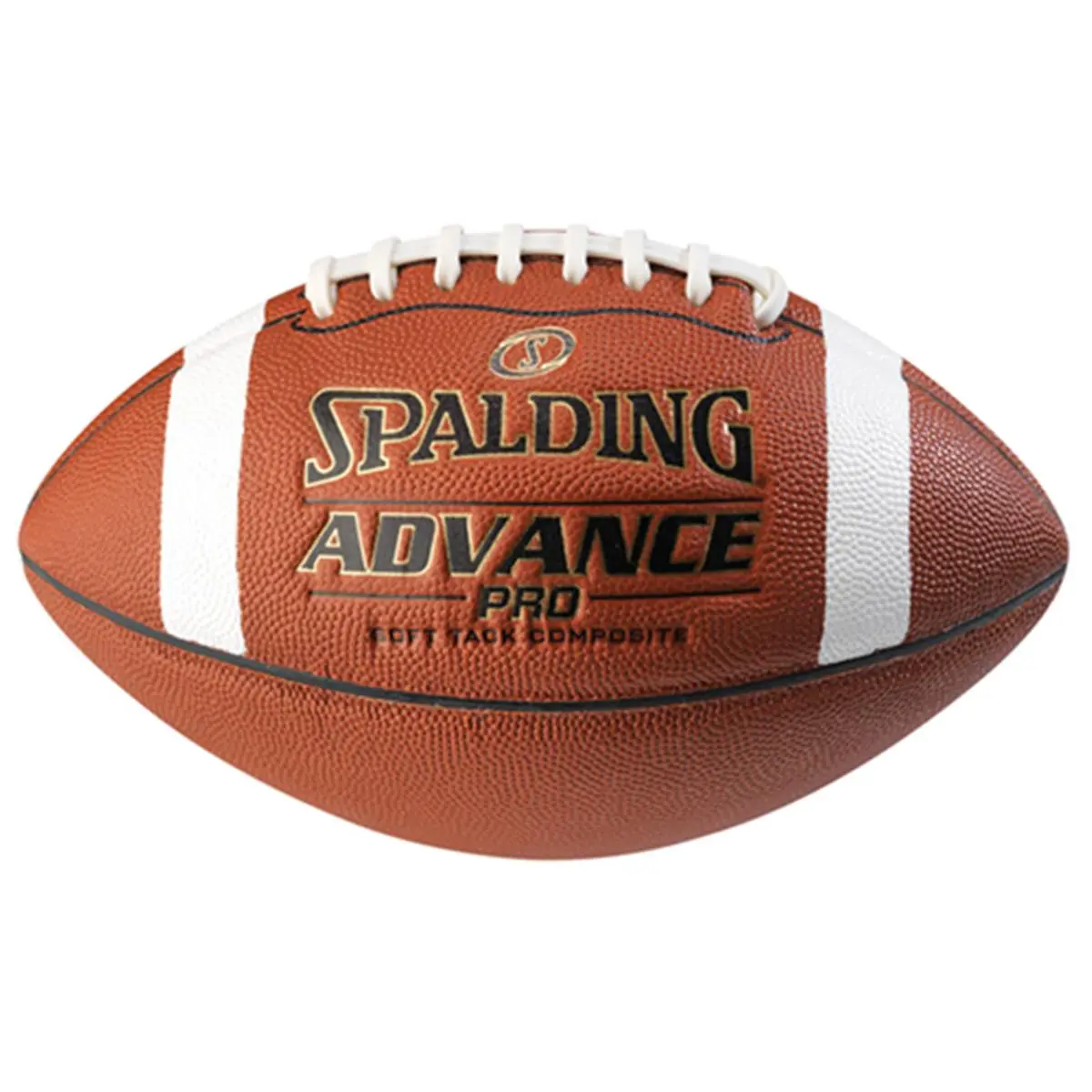 Spalding Advance Pro Unisex Youth American Football - 1.1 lbs, Premium Laminated Composite Cover, Foam Backing, Soft-Grip TPR Lace