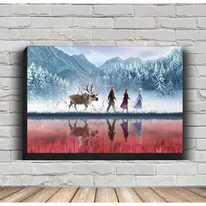 Frozen 2 Movie Poster Inspired Fashion Hoodie - Stylish Hd Wall Art Canvas For Trendy Home Decor
