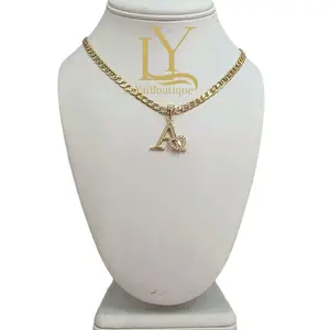 LaYaiBoutique #2228 14k Gold Plated Initial Necklace High Quality