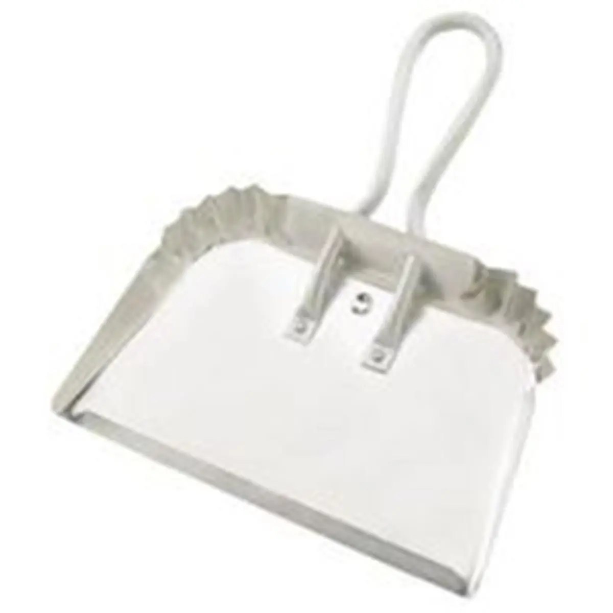 212 MAIN Model 428 Durable Ribbed Heavy-Gauge Aluminum Dustpan - Large Handle Home Cleaning Tool, Broom Companion for Home Care Supplies