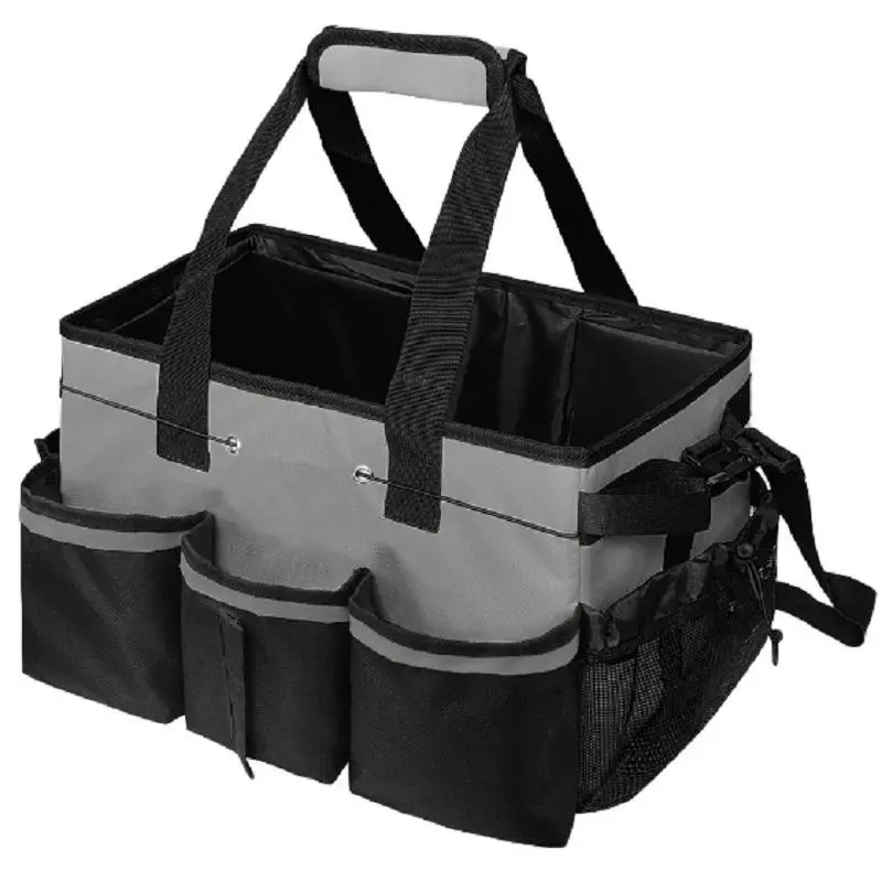 Multifunctional Cleaning Storage Box, Partition Design, Waterproof, Durable, Easy to Carry, Versatile Organization Solution, Portable Travel Organizer, Multi Purpose Organizer, Portable Travel Gear, Durable Travel Accessory
