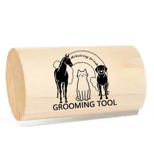 Dog Brush for Shedding & Grooming 5 Inch Comb for Short & Long Haired Dogs Efficient Fur Removal Deshedding Tool 5oz Weight Groomer Tools