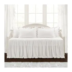 Ruffle Skirt Daybed Cover 5-pc Set by Lush Decor