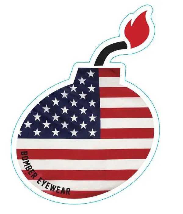 American Flag Bomb Car Decal - Automotive Decorative Stickers for Car Exterior Accessories