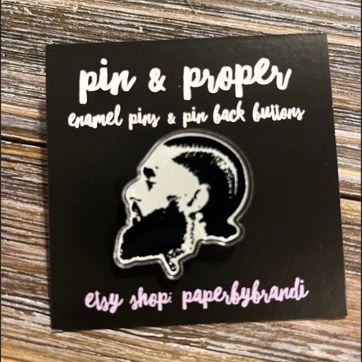 Nipsey Acrylic Lapel Pin