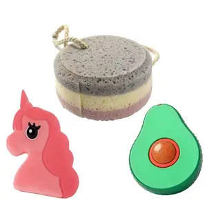 3Pcs Soft Bath Sponge, Gentle Exfoliating for Deep Cleansing, Suitable for Home Bath, Shower, Spa, Gym and Daily Personal Care, Perfect for Women, Men and Teens（）
