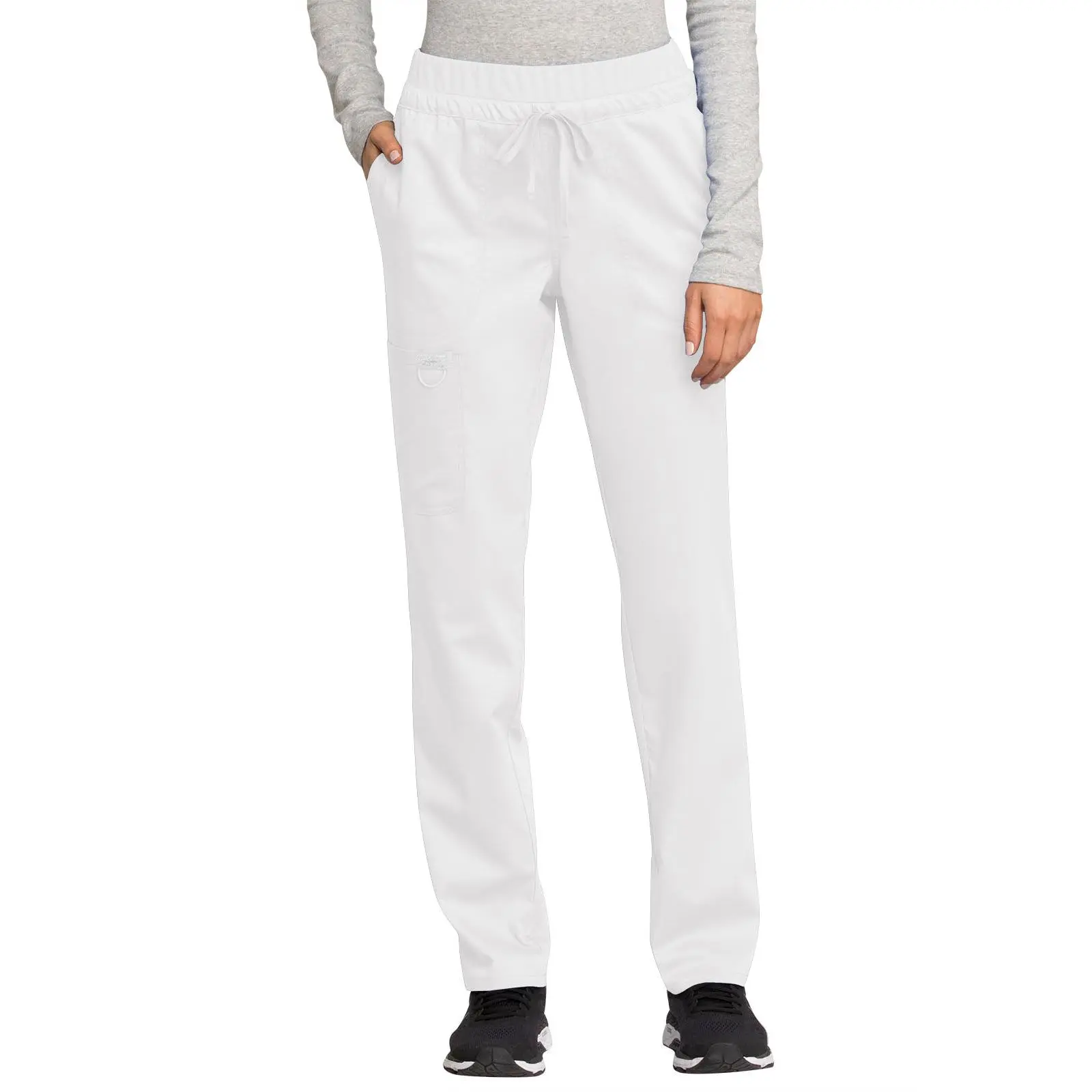 Cherokee Workwear Revolution Mid Rise Tapered Leg Drawstring Scrub Pants