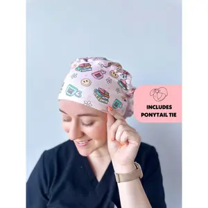 DuoStyle Scrub Hat - Book Club