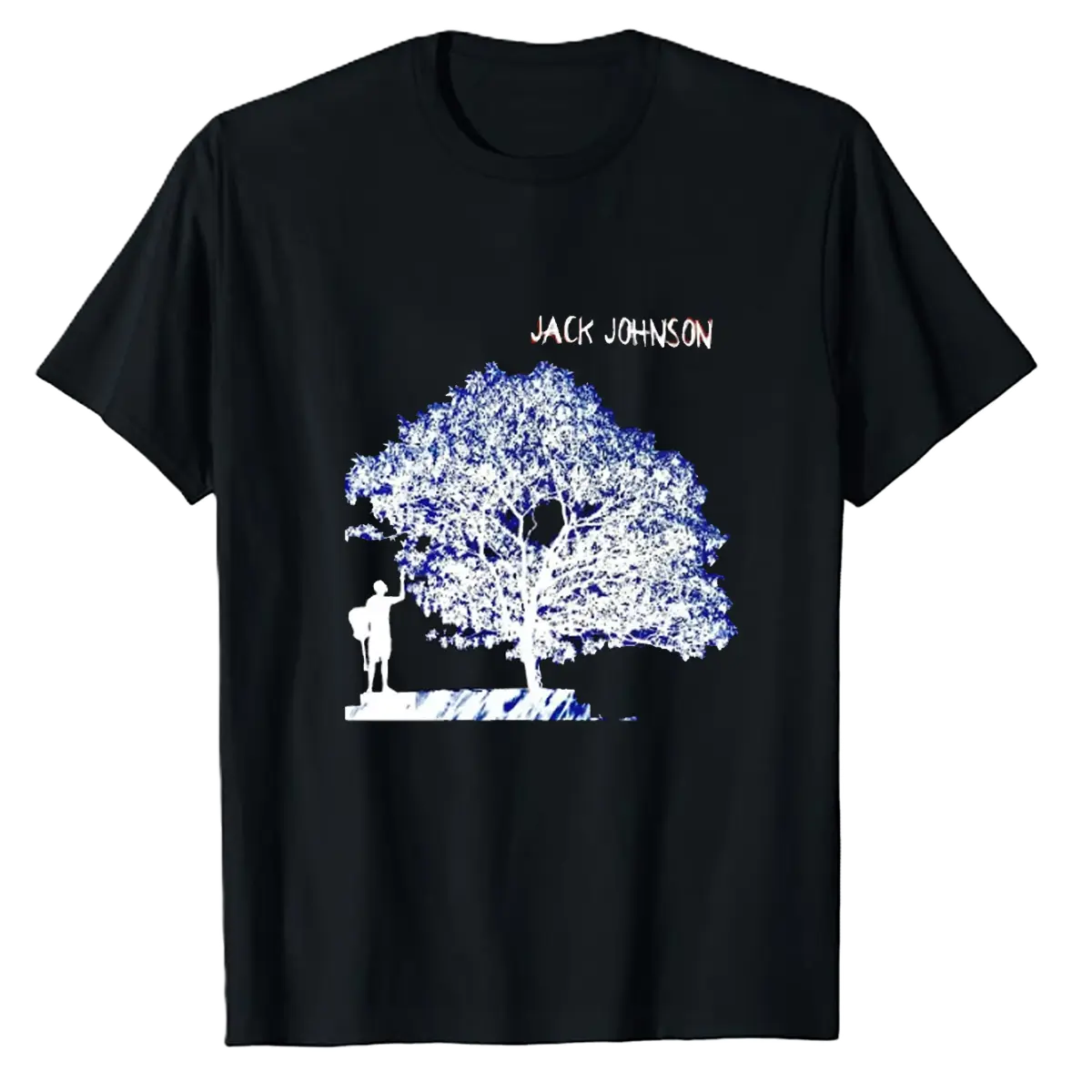 Vintage Jack Johnson Retro Black Men's T-shirt, Cotton Unisex Sweatshirt Classic Tops Gift for Fans