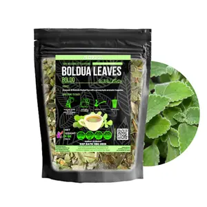 Alebrixes | Boldua Leaves Herbal Tea (4oz)| Premium Quality Whole Boldua Leaves Tea | Te Hoja De Boldo - Peumus Boldus | Wildcrafted.