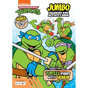 Teenage Mutant Ninja Turtles Jumbo Coloring Book, 64 Pages by Bendon ISBN: 09781690256243