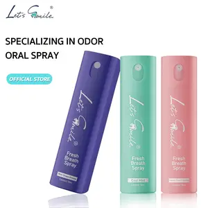 Let's Smile Insta-Fresh Mint Breath Spray On-The-Go Pocket-Sized Power for Long-Lasting Confidence Burst of Clean Oral Spray in Cool Mint Flavor Daily Scent with Xylitol - Mist