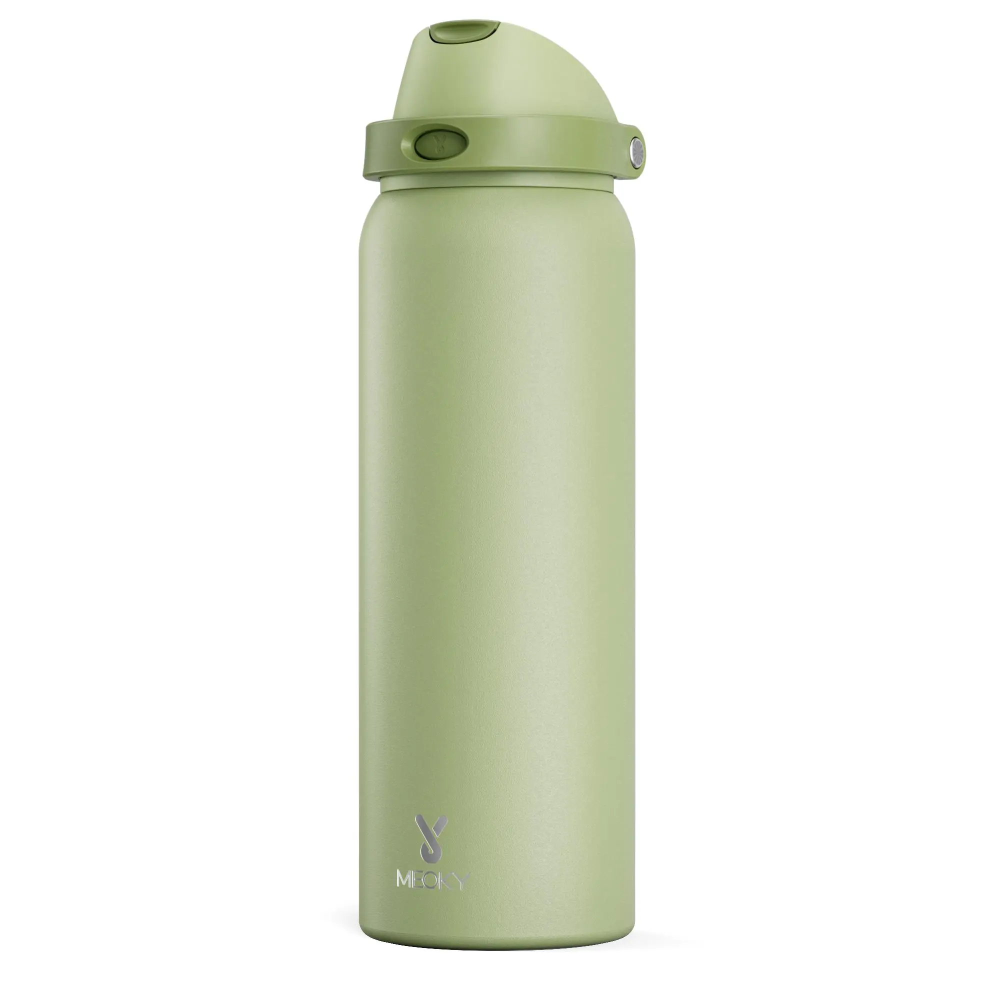 Summervibes,Meoky 40oz Sports Cup Stainless Steel Thermos Cup with 2-in-1 Straw & Spout Lid Leak Proof Cold for 24 Hours Cold for 24 Hours, Protective Silicone Base, for Sports Gym BPA-Free for School.Mother's Day & Father's Day Gifts tiktokshopspringglow