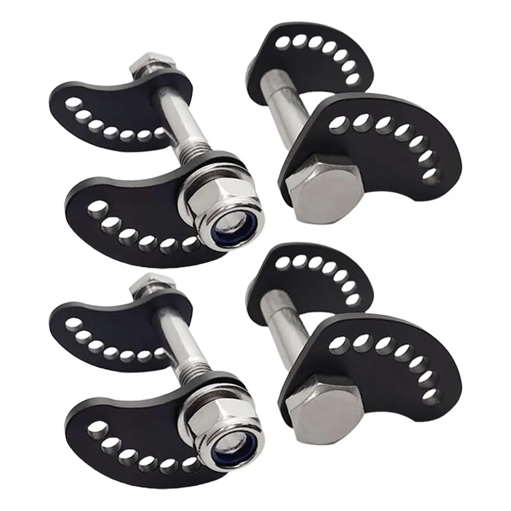Front Upper Arm Camber/Caster Alignment & Lock Kit - 4-Pack Adjustable Metal Cam Bolt Set, CNC Laser Cut, Brand New, Prevents Expensive Damage, +/-1.5 Degrees Adjustment for 1999-2019 Chevy Silverado/GMC Sierra 1500 2WD/4WD Car Repair Tools