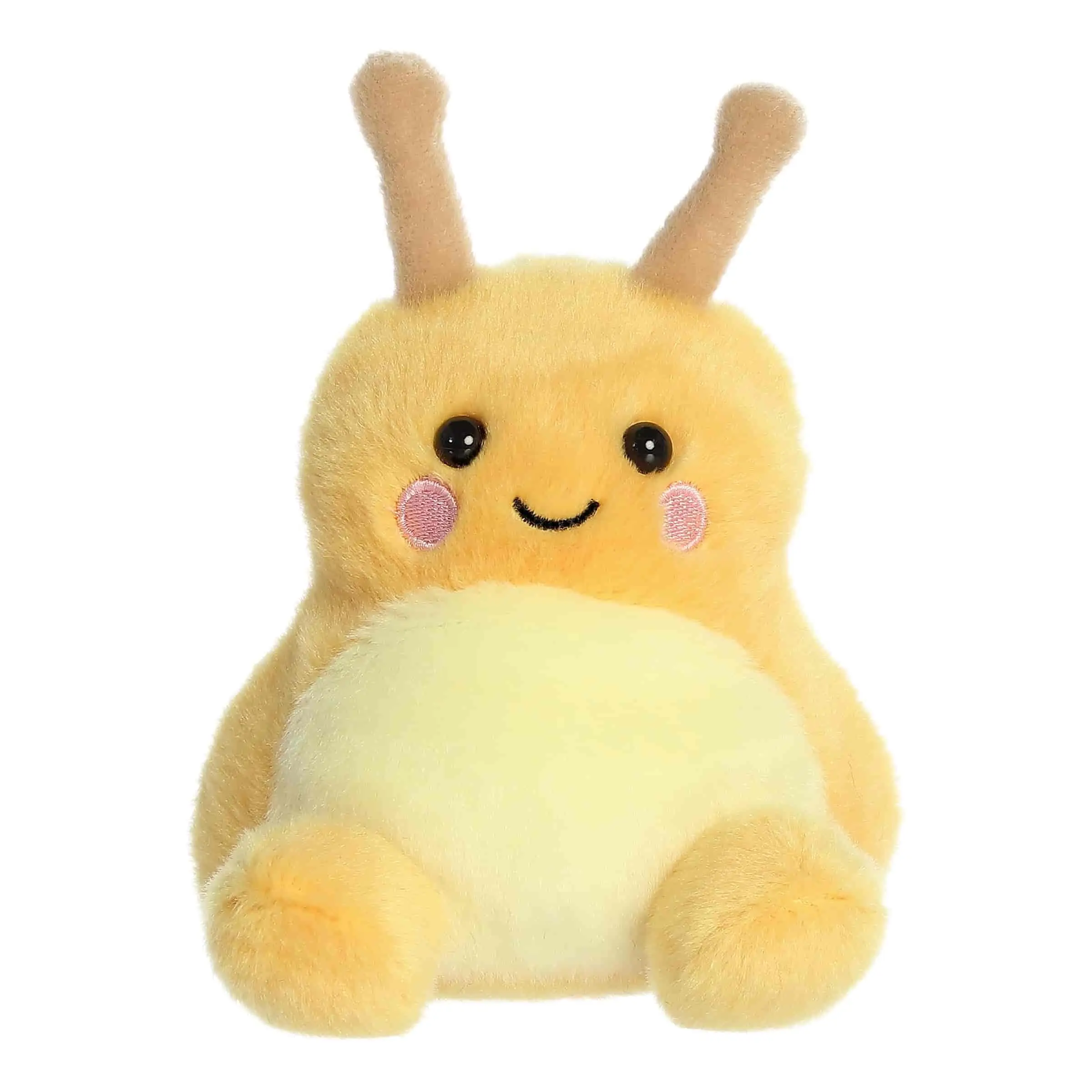 Palm Pals Adorable Emily Banana Slug 5 inch Yellow Mini Soft Plush Collectable Stuffed Animal