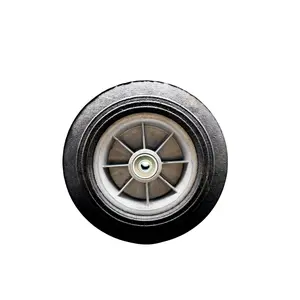 Service Caster Brand Replacement Wheel for Milwaukee Packout Cart and Rolling ToolBox/Chest Wheels-10 Inch Flat Free Pneumatic Wheel Only with a 2.25" Offset Hub and Precision Ball Bearings-1/2" Bore