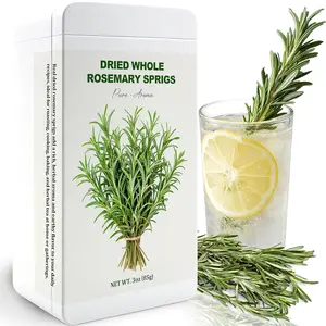 35-40 PCS Naturally Dried Whole Rosemary Sprigs, 3oz Rosemary Sprigs Spices, 7" RosemaryStems for Cooking, Baking, Tea, DIY