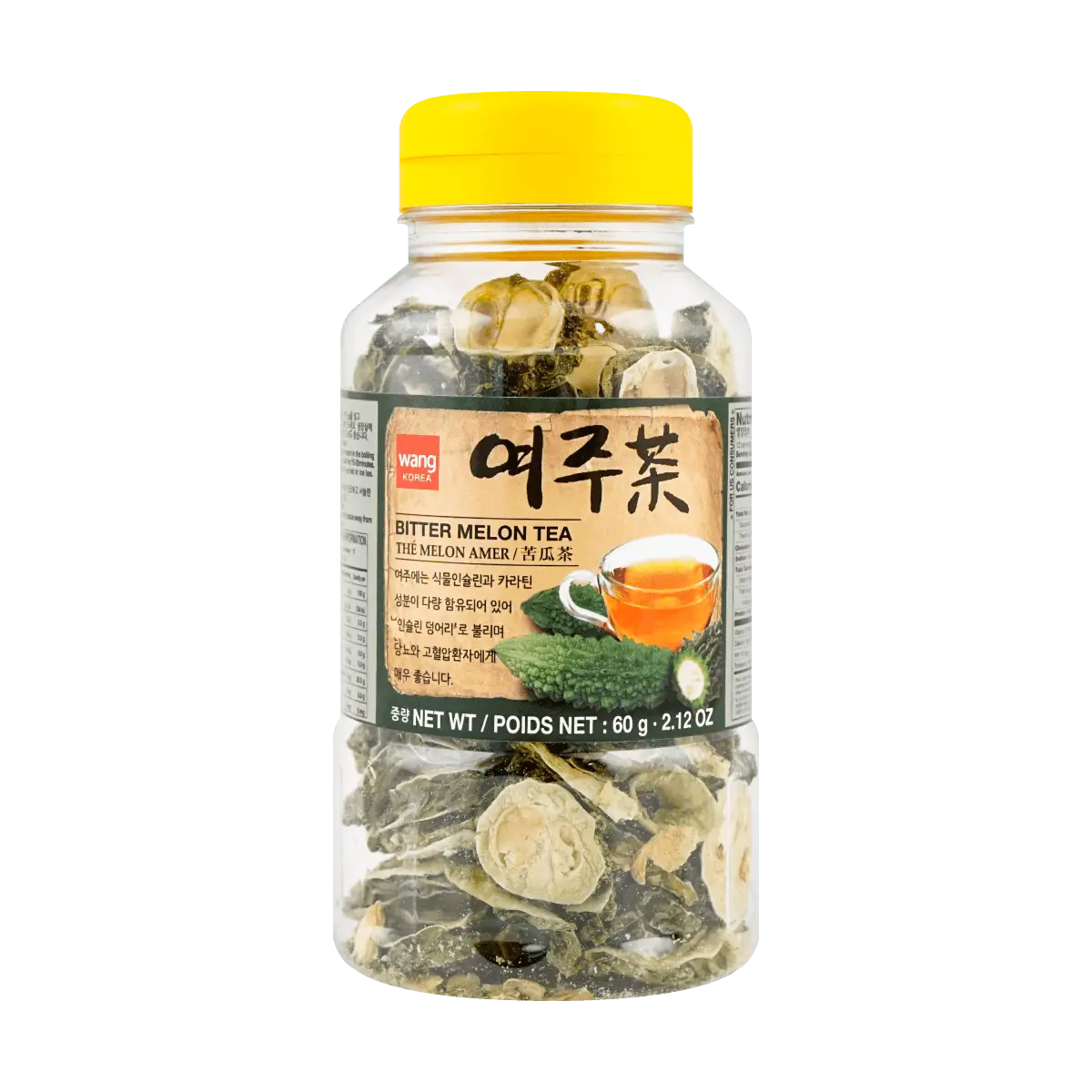 WANG FOOD Korean Bitter Melon Tea 60g - Natural Detox & Blood Sugar Support