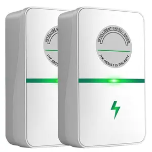2/4PCS Power Plug Pro Energy Saver 2026 Updated Stop Watt Smart Power Factor Saver Plug-In Voltage Stabilizer Surge Protector Flame Retardant Energy Saving Box for Home AC Refrigerator Office Appliances