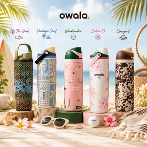 Owala Water Bottle Summer Collection – Cute Aesthetic FreeSip Insulated Leakproof Travel Tumbler