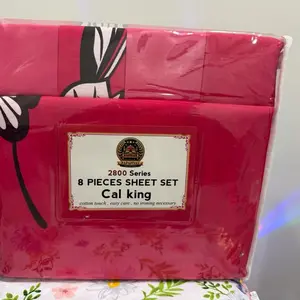 8 pieces sheet set ( cal king)